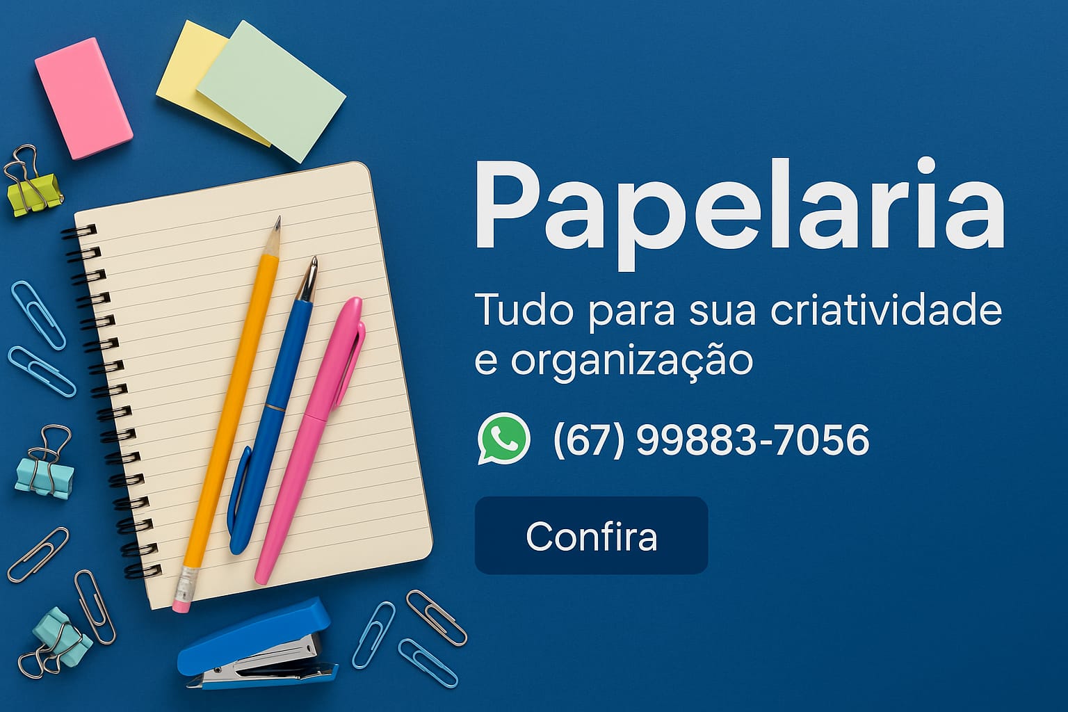 Materiais de papelaria